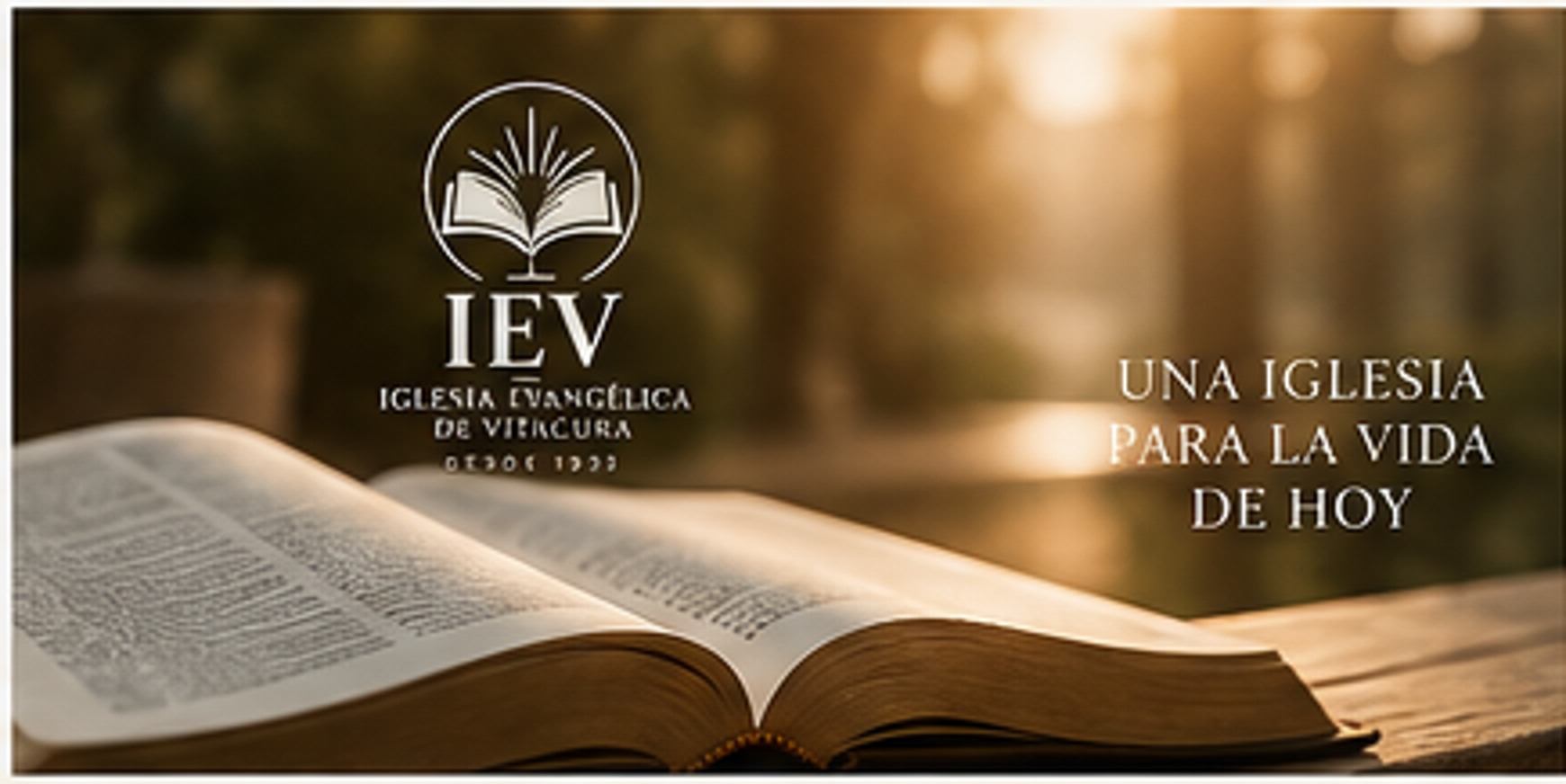 Biblia abierta, símbolo de la centralidad de las Escrituras